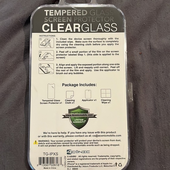 Tempered Glass Screen Protector - Picture 2 of 3